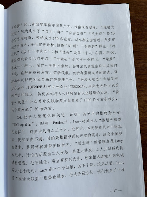 图片[17]-“推墙大联盟”颠覆国家政权案五人获刑：任建平获刑10年、姚锡锐获刑6年、杨林鹏获刑5年、顾海英、彭海明获刑4年-1984bbs