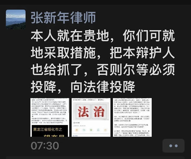 图片[5]-北京律师张新年在黑龙江绥化市望奎县代理涉及当地政府官员婚外出轨玩弄陷害女下属案件时被当地警方抓走-1984bbs