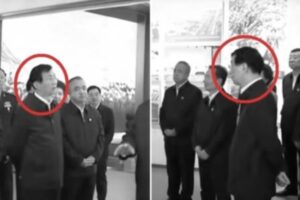 王沪宁背着手听习训话 “不敬”姿态引热议-1984bbs