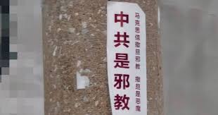 【禁闻】河北沧州电线杆现“中共是邪教”标语-1984bbs