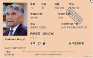 遭中共判处无期徒刑的知名维吾尔教育家和文化活动家阿卜杜韦利·穆基伊特的案情及简历-1984bbs