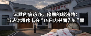 冯正虎：六评中国信访——沉默的信访办 停摆的救济路-1984bbs